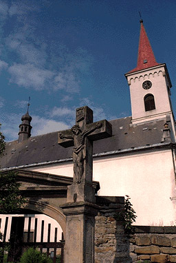 Stary Moletin Church about 1804, Austria